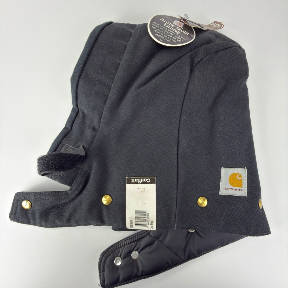 Carhartt Replacement Detachable Hood Mens OS A02 BLK Black Arctic Lined NWT NOS